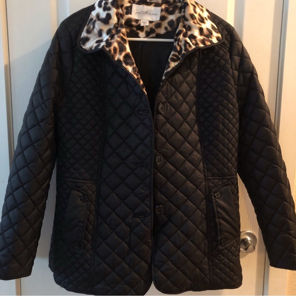 Jaclyn Smith Collection Black Coat
